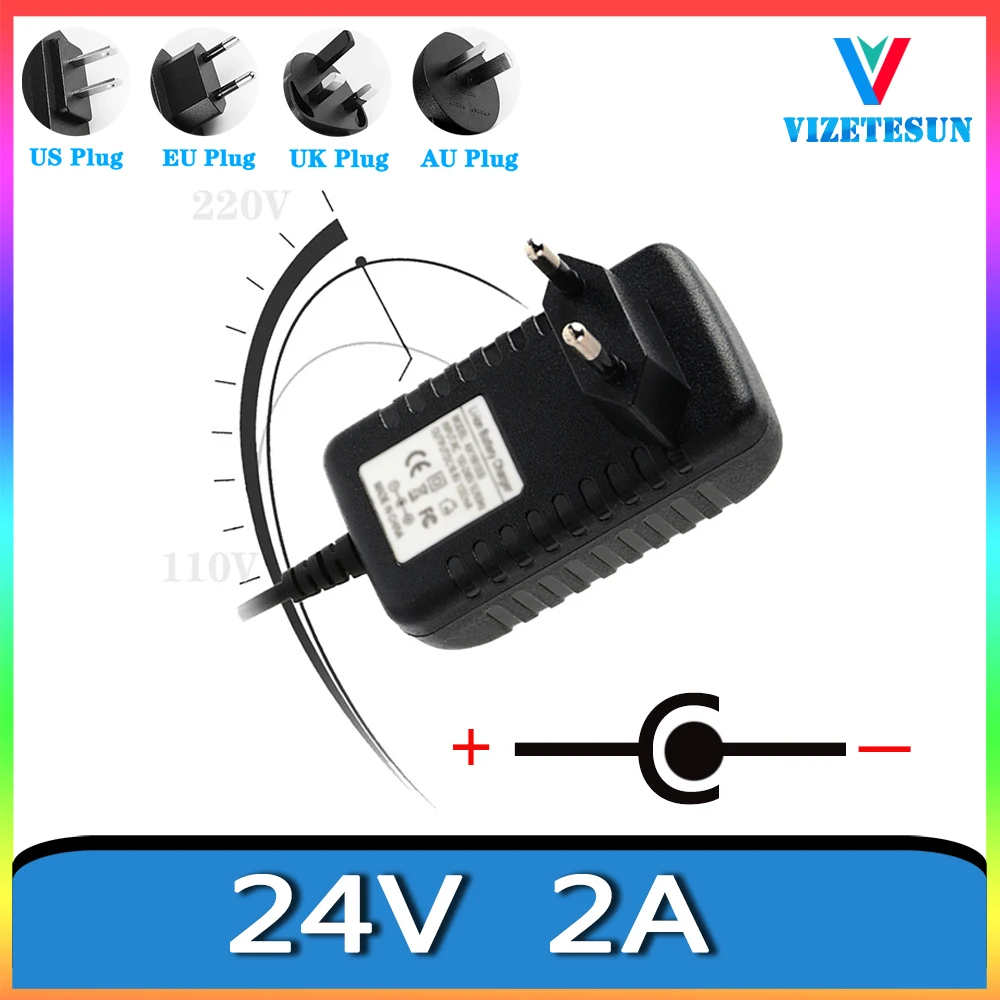 AC 24V 2A 【внутренний-, внешний + 】импульсный источник питания 24V 2000mA адаптер питания
AC 24V 2A 【внутренний-, внешний + 】импульсный источник питания 24V 2000mA адаптер питания