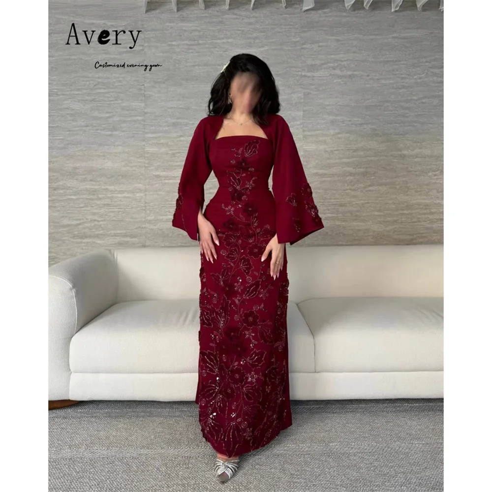Avery Custom Burgundy Fishtail Flower Long Sleeve Evening Dresses Woman Elegant Dresses for Women Long Party Dresses Luxury 2026
Avery Custom Burgundy Fishtail Flower Long Sleeve Evening Dresses Woman Elegant Dresses for Women Long Party Dresses Luxury 2026