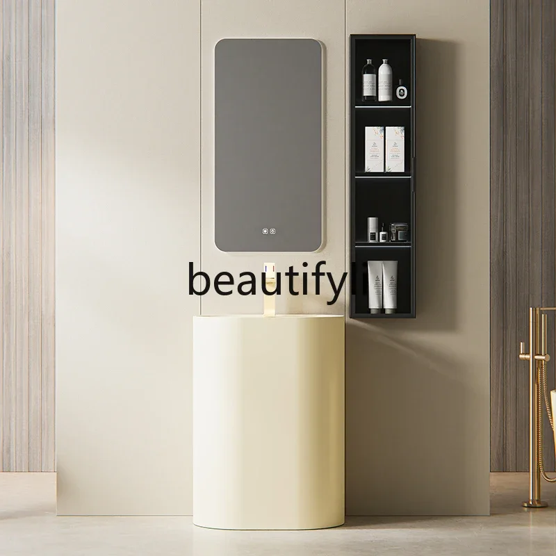 ss25 Wabi Sand Wind Modern Cream Ceramic Body Pillar Basin Bathroom Pillar Washbasin
ss25 Wabi Sand Wind Modern Cream Ceramic Body Pillar Basin Bathroom Pillar Washbasin