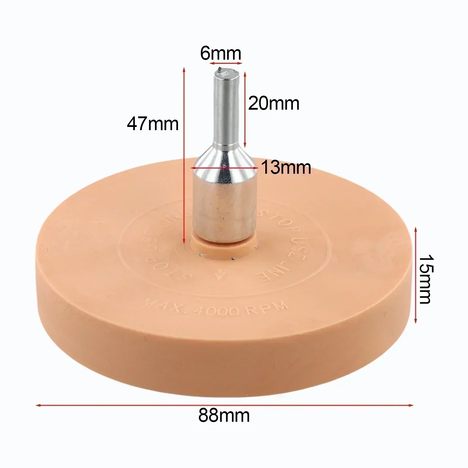 Адаптер для дрели, пневматическое резиновое колесо, легко заменить, пневматическое средство для удаления наклеек, эффективный инструмент для удаления автомобильных наклеек
Адаптер для дрели, пневматическое резиновое колесо, легко заменить, пневматическое средство для удаления наклеек, эффективный инструмент для удаления автомобильных наклеек