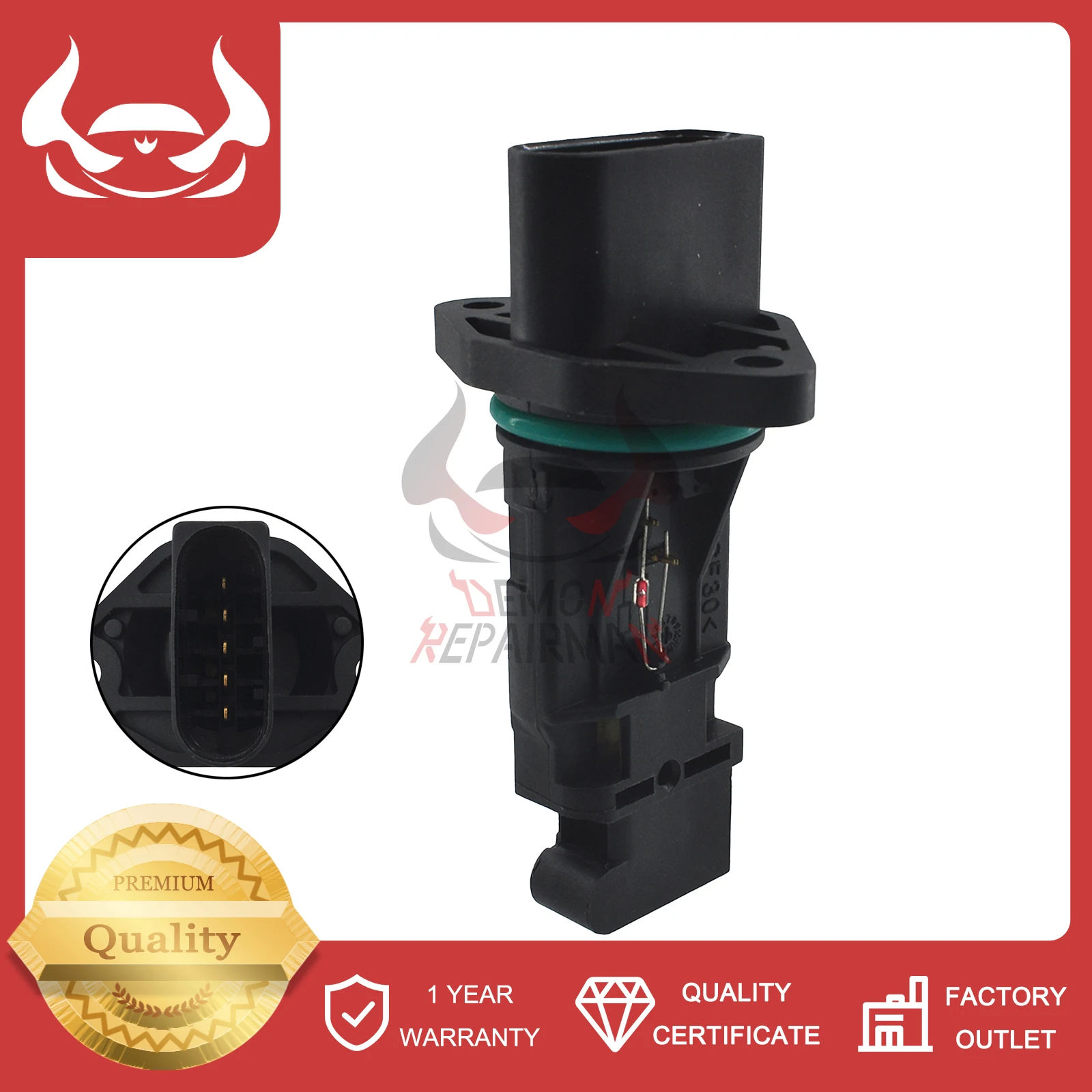 Mass Air Flow MAF Sensor 280217121 Compatiple With AUDI A4 S4 A6 S6 A8 S8 VW PASSAT TRANSPORTER Mk IV Platform 280218122
Mass Air Flow MAF Sensor 280217121 Compatiple With AUDI A4 S4 A6 S6 A8 S8 VW PASSAT TRANSPORTER Mk IV Platform 280218122