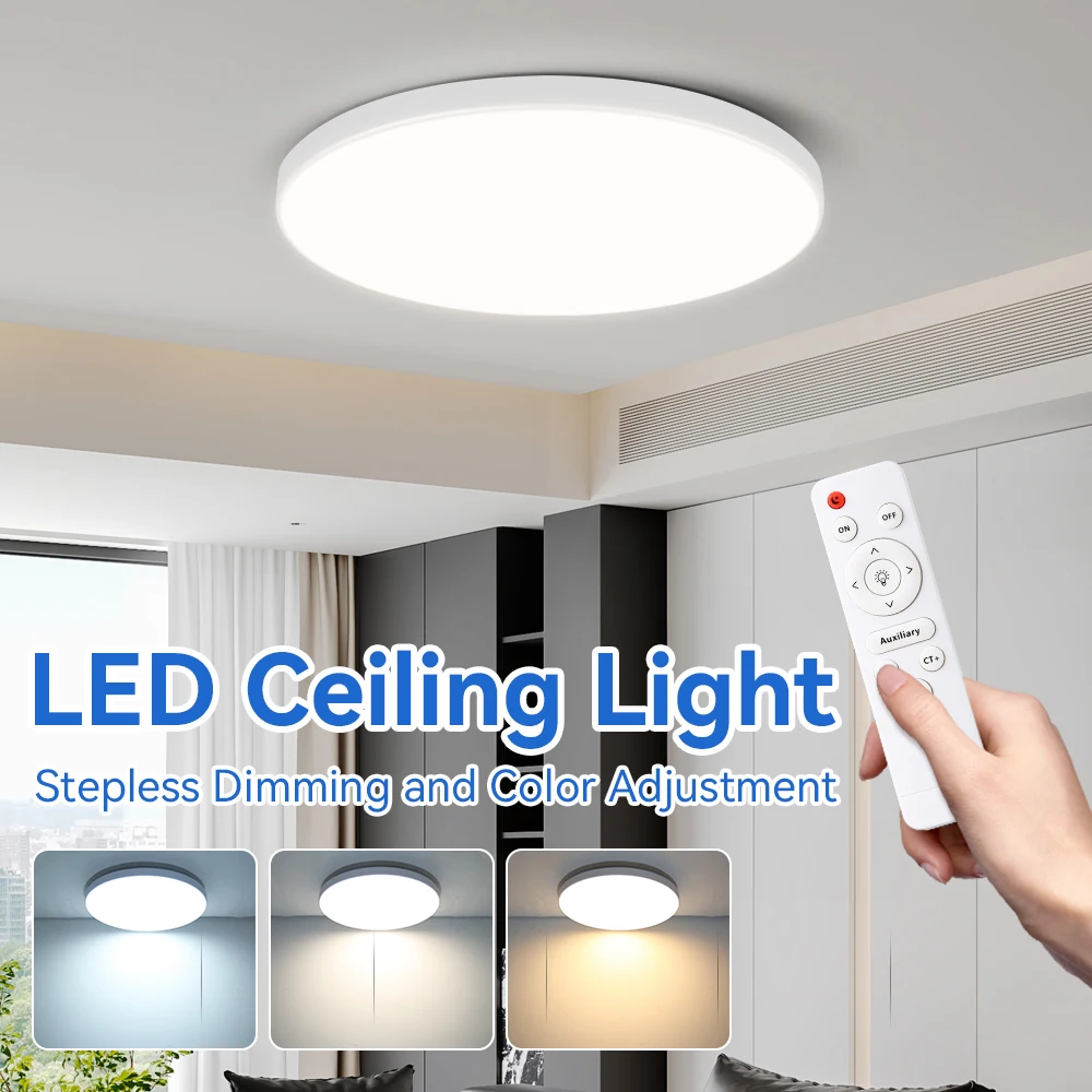 Remote LED Ceiling Lamp Dimmable Modern Ceiling Light 40W 50W 60W Led Lights Fixture With Remote Control For Bedroom Living Room
Remote LED Ceiling Lamp Dimmable Modern Ceiling Light 40W 50W 60W Led Lights Fixture With Remote Control For Bedroom Living Room