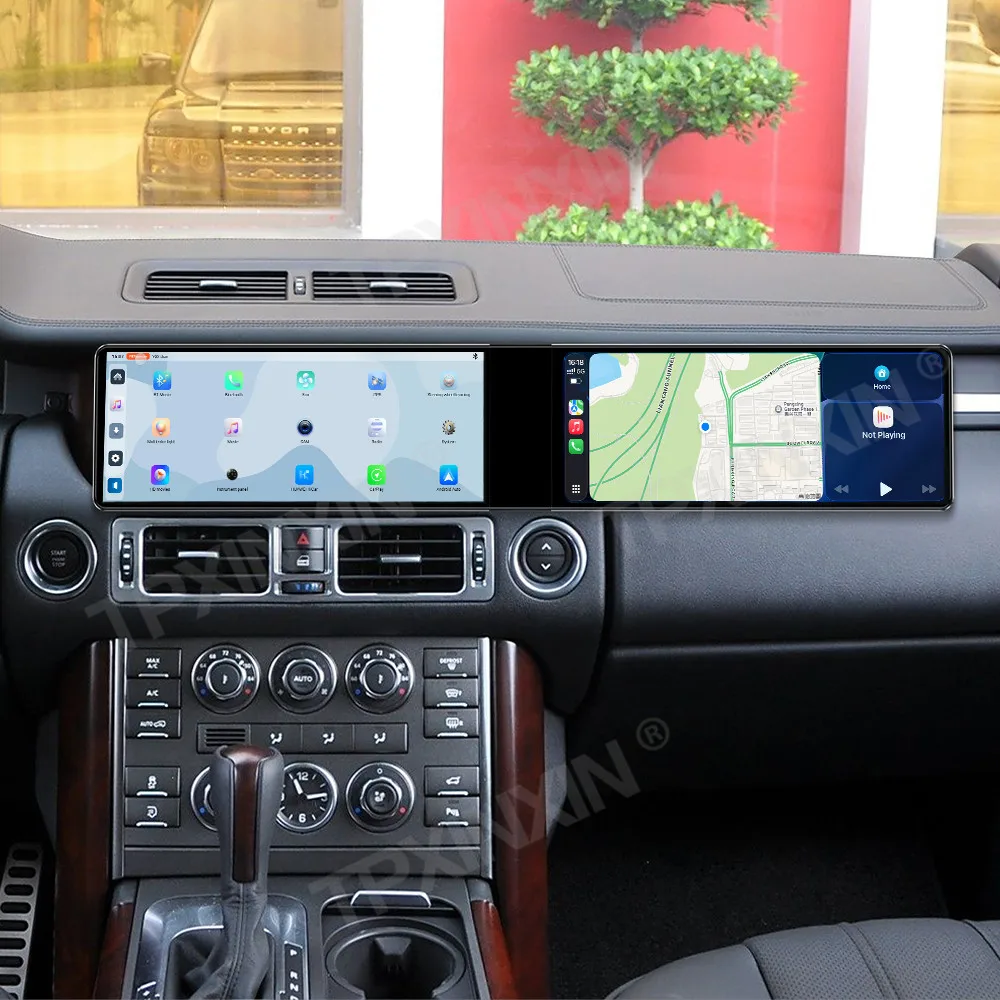 Автомобильный радиоприемник с двойным экраном 12,3 для Land Rover Range Rover Executive 2010-2012 Android 13 CarPlay, GPS-навигация, мультимедийный плеер
Автомобильный радиоприемник с двойным экраном 12,3 для Land Rover Range Rover Executive 2010-2012 Android 13 CarPlay, GPS-навигация, мультимедийный плеер