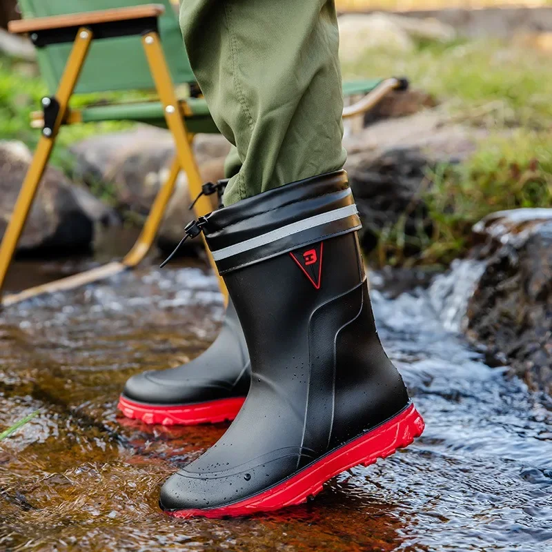 New Warm Mid-calf Men's Non-slip Rain Shoes for Fishing Work Car Washing Low-cut Rubber Boots Outdoor Fishing Accessories
New Warm Mid-calf Men's Non-slip Rain Shoes for Fishing Work Car Washing Low-cut Rubber Boots Outdoor Fishing Accessories
