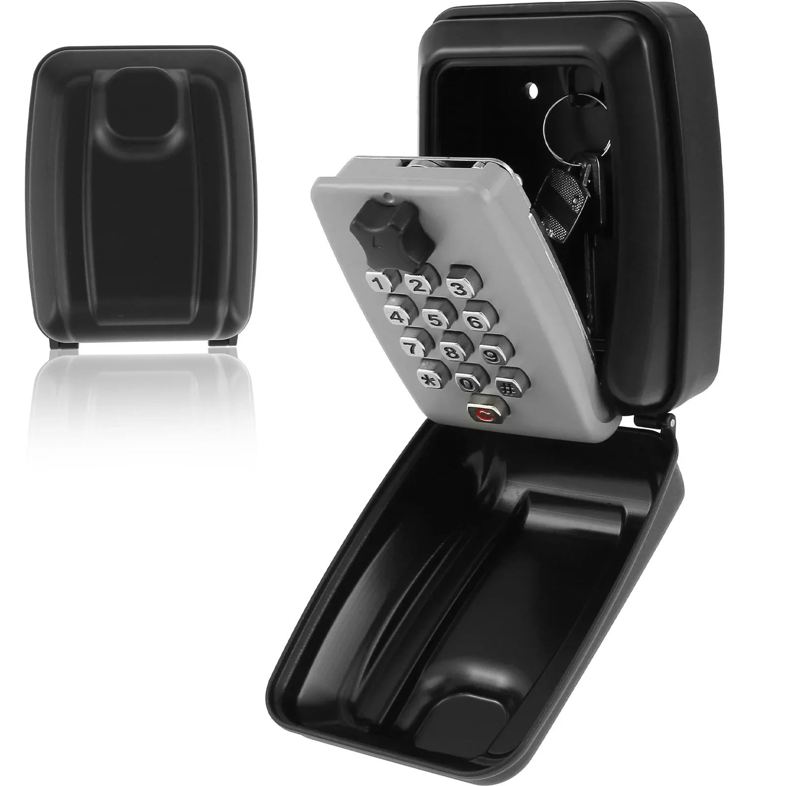 Key Lock Box Wall-Mount Secret Code Security Key Safe Storage Box No Key Home Office Weatherproof Safe Key Keeper Organizer NEW
Key Lock Box Wall-Mount Secret Code Security Key Safe Storage Box No Key Home Office Weatherproof Safe Key Keeper Organizer NEW