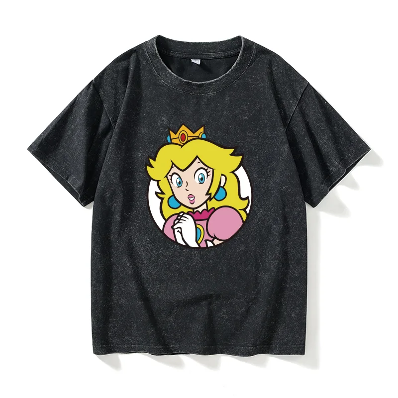 Очаровательная футболка с коротким рукавом и круглым вырезом в мультяшном стиле, свободного кроя, летняя модная одежда для мужчин и женщин, 100% хлопок
Очаровательная футболка с коротким рукавом и круглым вырезом в мультяшном стиле, свободного кроя, летняя модная одежда для мужчин и женщин, 100% хлопок