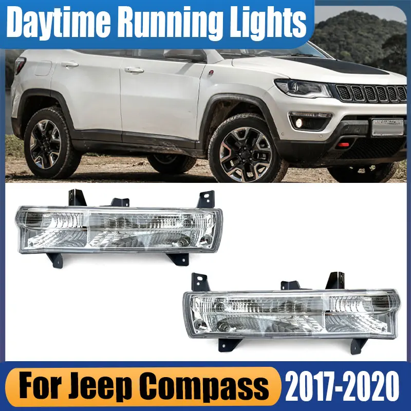 For Jeep Compass 2017 2018 2019 2020 Car Accessories Front Bumper DRL Daytime Driving Running Light Lamp Auto Fog Light Assembly
For Jeep Compass 2017 2018 2019 2020 Car Accessories Front Bumper DRL Daytime Driving Running Light Lamp Auto Fog Light Assembly