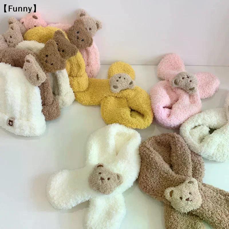 〔Funny〕Baby Hat Scarf For Girls Boys Winter Warm Set Cartoon Bear Cold-proof Clothing For Kids Children Stuff Brimless Cap Scarf
〔Funny〕Baby Hat Scarf For Girls Boys Winter Warm Set Cartoon Bear Cold-proof Clothing For Kids Children Stuff Brimless Cap Scarf