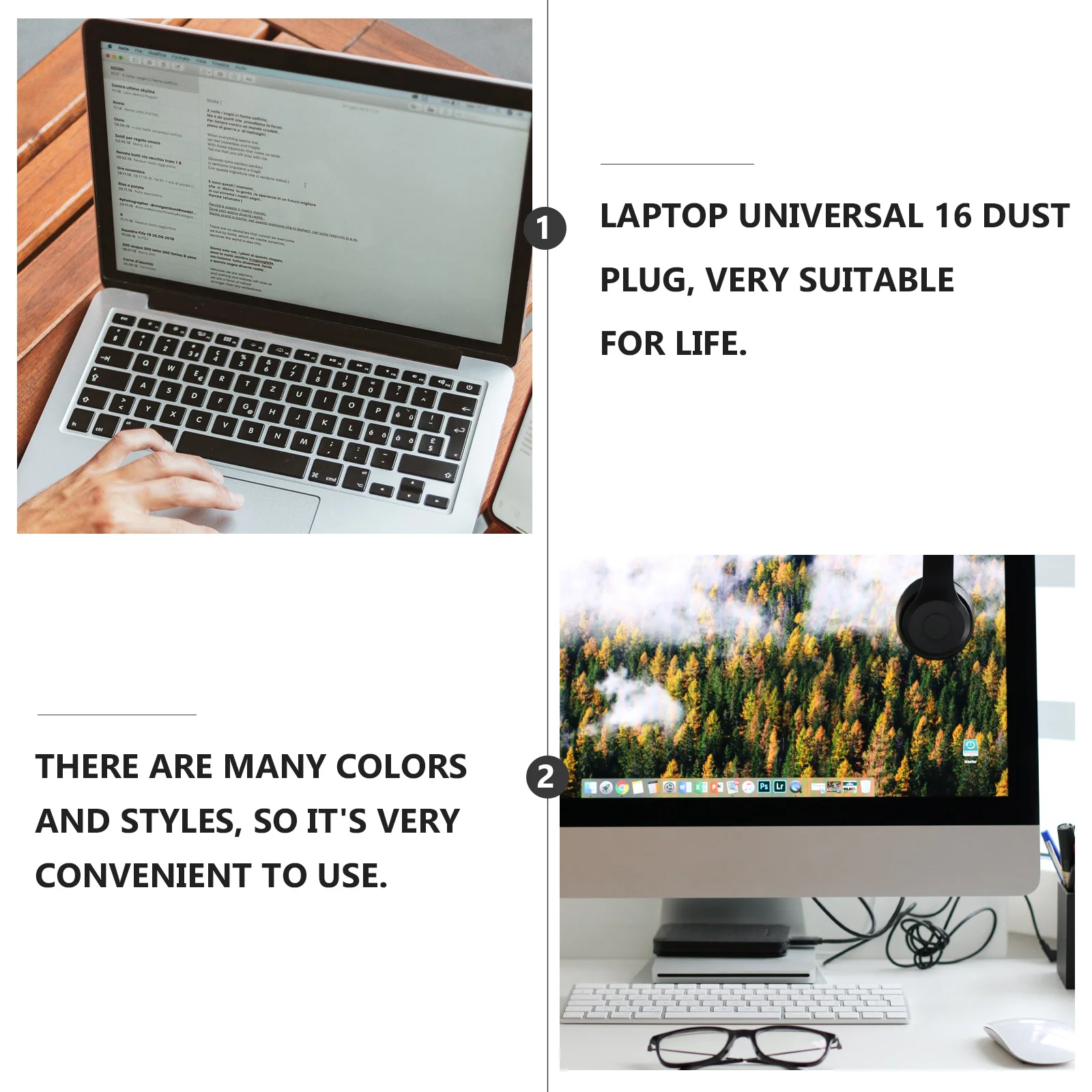 160Pcs Laptop Dustproof Plugs Durable Silicone Port Stoppers Sand Grime Lint Protection Plug for Laptop Connection Port Plug
160Pcs Laptop Dustproof Plugs Durable Silicone Port Stoppers Sand Grime Lint Protection Plug for Laptop Connection Port Plug