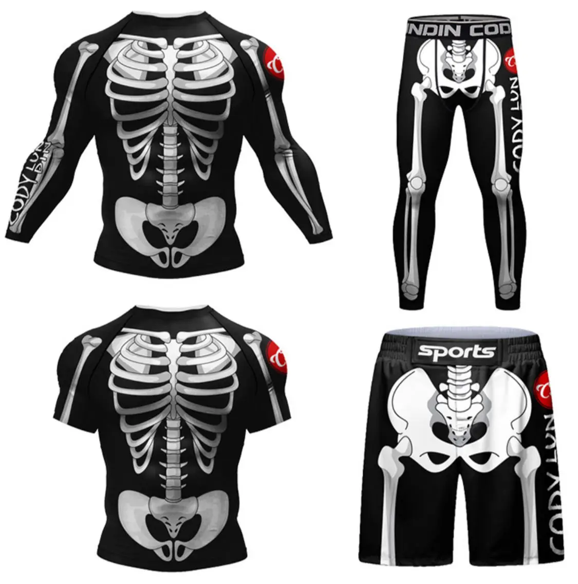 Men's Muay Thai Men MMA Kickboxing Sport Suit MMA BJJ Rashguard T Shirts Rash Guard Fitness Tracksuit Boxing Jersey Set B19
Men's Muay Thai Men MMA Kickboxing Sport Suit MMA BJJ Rashguard T Shirts Rash Guard Fitness Tracksuit Boxing Jersey Set B19