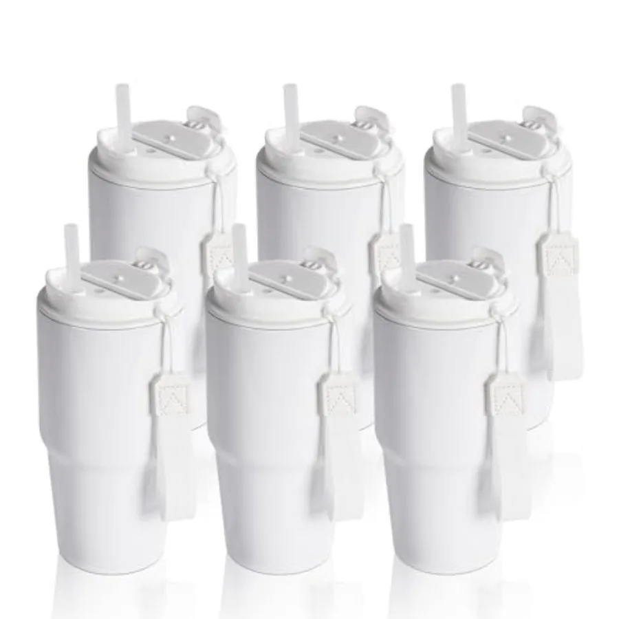 6 Pack Sublimation Tumblers 20 OZ White Blanks with Lid and Plastic Straw Portable StringStainless Steel Coffee Cups for Tumble
6 Pack Sublimation Tumblers 20 OZ White Blanks with Lid and Plastic Straw Portable StringStainless Steel Coffee Cups for Tumble