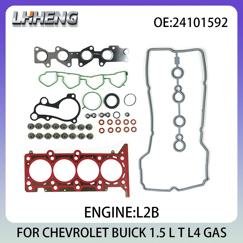 Engine Full Gasket Set For BUICK EXCELLT CHEVROLET CAVALIER 1.5L 1.5 L T L4 GAS 12-22 24101592 24106251 L2B
Engine Full Gasket Set For BUICK EXCELLT CHEVROLET CAVALIER 1.5L 1.5 L T L4 GAS 12-22 24101592 24106251 L2B