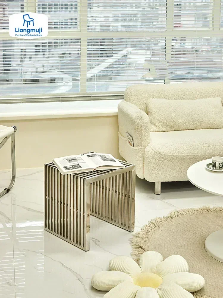 Скандинавский стул из нержавеющей стали, небольшой табурет, низкий табурет для отдыха, гостиная, стул для пеленания обуви, компактная мебель
Скандинавский стул из нержавеющей стали, небольшой табурет, низкий табурет для отдыха, гостиная, стул для пеленания обуви, компактная мебель