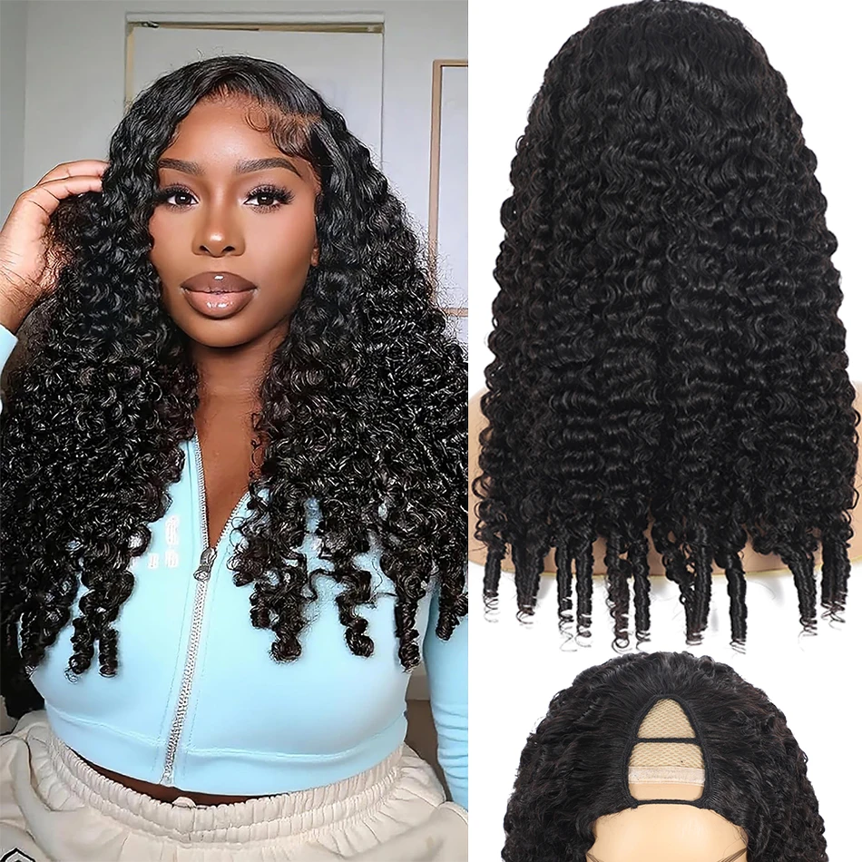 100% Burmese Hair Curly U Part Wigs Black Deep Curly V Part Glueless Wigs 200% Density Water Curly Virgin Human Hair Half Wigs
100% Burmese Hair Curly U Part Wigs Black Deep Curly V Part Glueless Wigs 200% Density Water Curly Virgin Human Hair Half Wigs