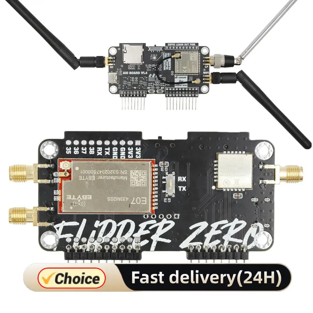For Flipper Zero Multiboard WiFi NRF24 + ESP32 Expansion 3 in 1 High Gain CC1101 Module NRF Sniffer Mousejacker
For Flipper Zero Multiboard WiFi NRF24 + ESP32 Expansion 3 in 1 High Gain CC1101 Module NRF Sniffer Mousejacker