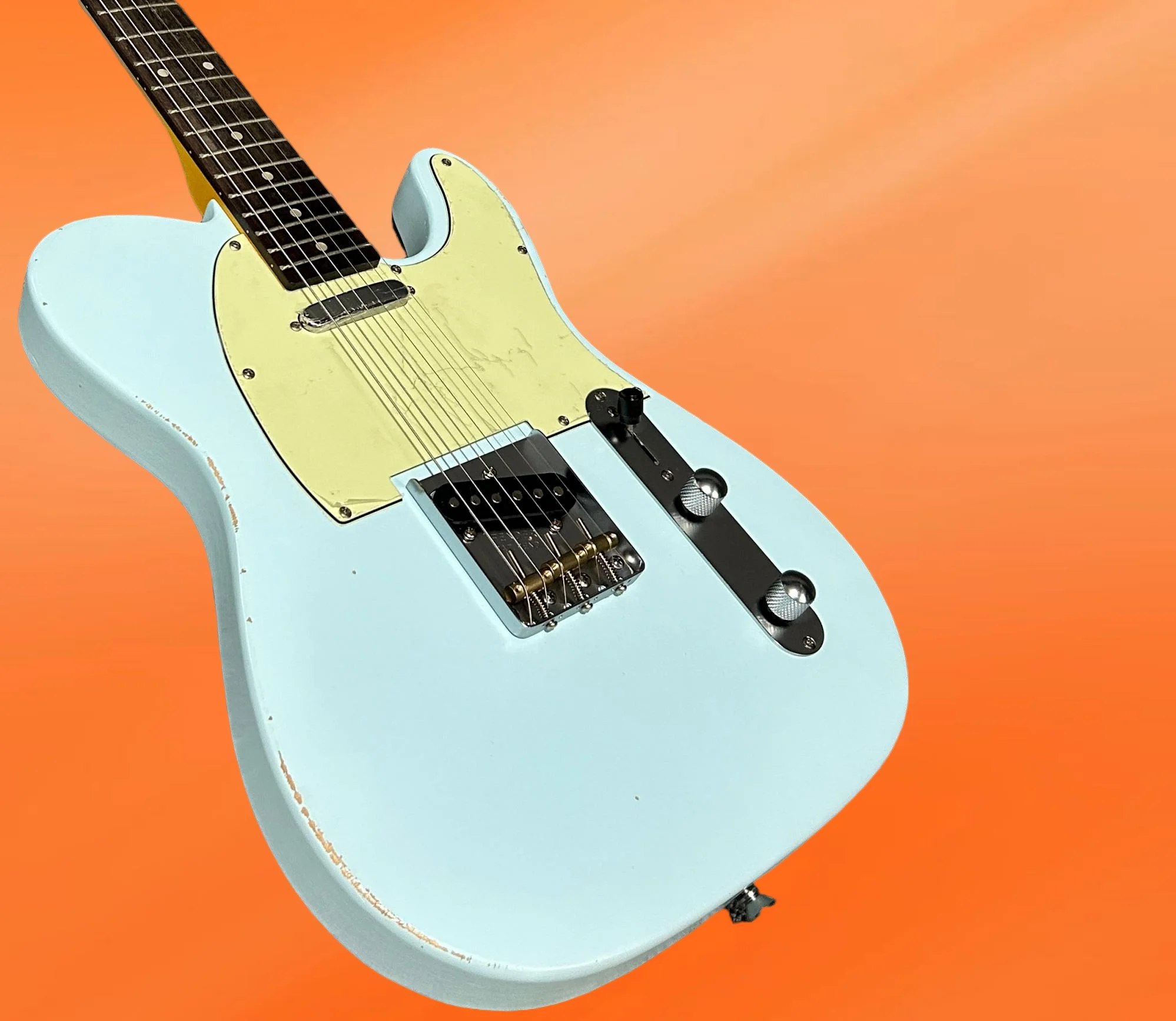 2026 hot new Guitar 6-String Light blue Peach-blossom Xylophone Neck White Pickguard Professional Musicians
2026 hot new Guitar 6-String Light blue Peach-blossom Xylophone Neck White Pickguard Professional Musicians