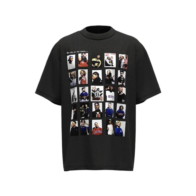 Men's High Street Printed Hip Hop T Shirts Streetwear Loose Fit Y2K Painted Tees Summer Short Sleeve Tops For Male
Men's High Street Printed Hip Hop T Shirts Streetwear Loose Fit Y2K Painted Tees Summer Short Sleeve Tops For Male