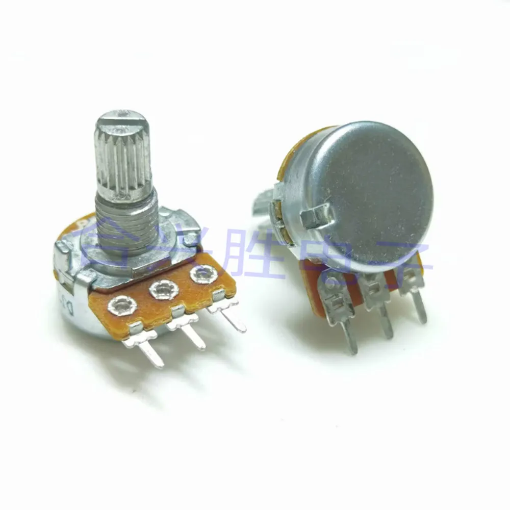 Original New 100% 16 Type Single Volume Potentiometer B1K B5K B10K B20K B50K B100K A10K A50K A100K A1M (SWITCH)
Original New 100% 16 Type Single Volume Potentiometer B1K B5K B10K B20K B50K B100K A10K A50K A100K A1M (SWITCH)