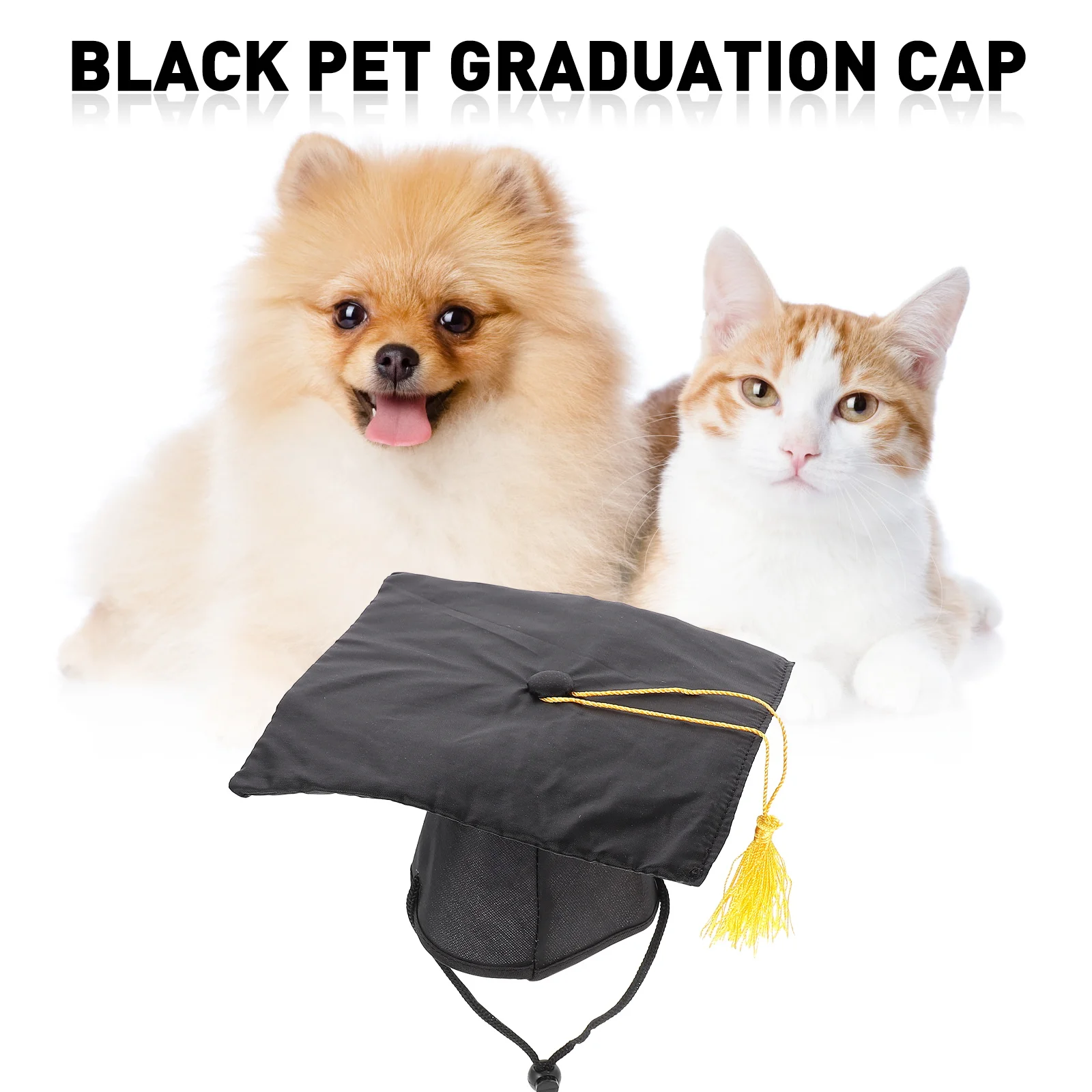 Graduation Hat for Dog Puppy Tassel Visor Pet Party Caps Small Decorations Collar Student
Graduation Hat for Dog Puppy Tassel Visor Pet Party Caps Small Decorations Collar Student