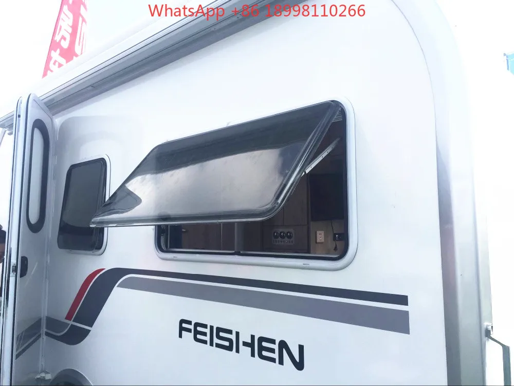 Replacement Rounded Corner Caravan RV Aluminum Alloy Side Window Acrylic Glass with Shade & Fly Screen for Camping
Replacement Rounded Corner Caravan RV Aluminum Alloy Side Window Acrylic Glass with Shade & Fly Screen for Camping