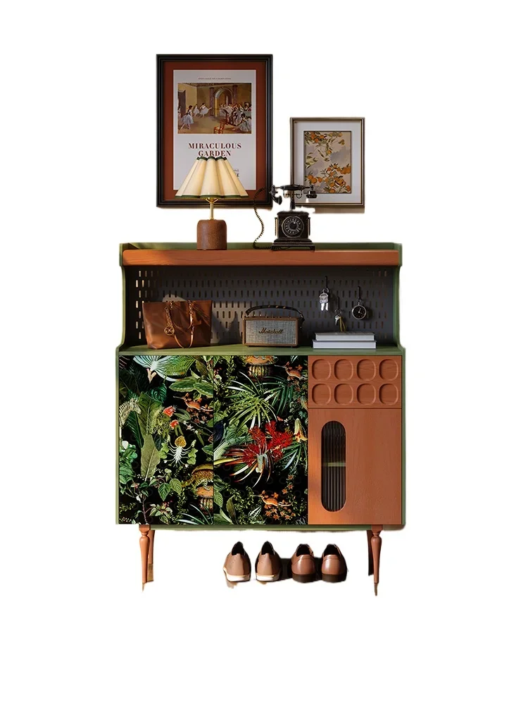 Household entrance shoe cabinet, entrance cabinet, shoe cabinet integrated against the wall, antique storage shoe cabinet
Household entrance shoe cabinet, entrance cabinet, shoe cabinet integrated against the wall, antique storage shoe cabinet