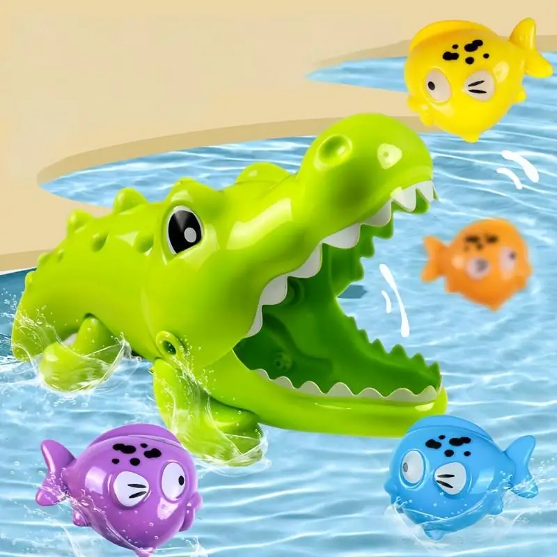 Kids Crocodile Fish Feeding Bath Toy Educational Interactive Bathtub Game Creative Learning Water Toy
Kids Crocodile Fish Feeding Bath Toy Educational Interactive Bathtub Game Creative Learning Water Toy