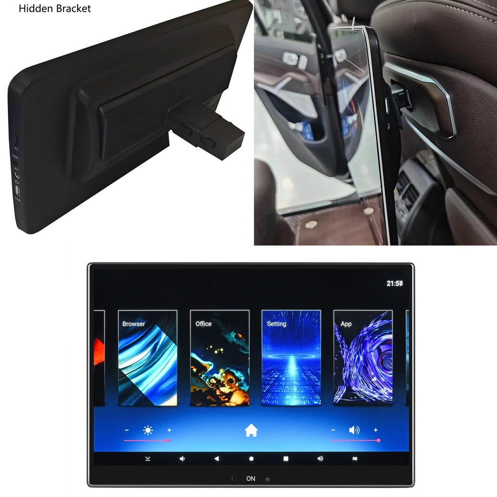 2026 Latest UI Style TV Rear Seat Screen For BMW X7 4G+64G WiFi Car Headrest Monitor Android 16.0 Bluetooth Mirror Link Wireless
2026 Latest UI Style TV Rear Seat Screen For BMW X7 4G+64G WiFi Car Headrest Monitor Android 16.0 Bluetooth Mirror Link Wireless