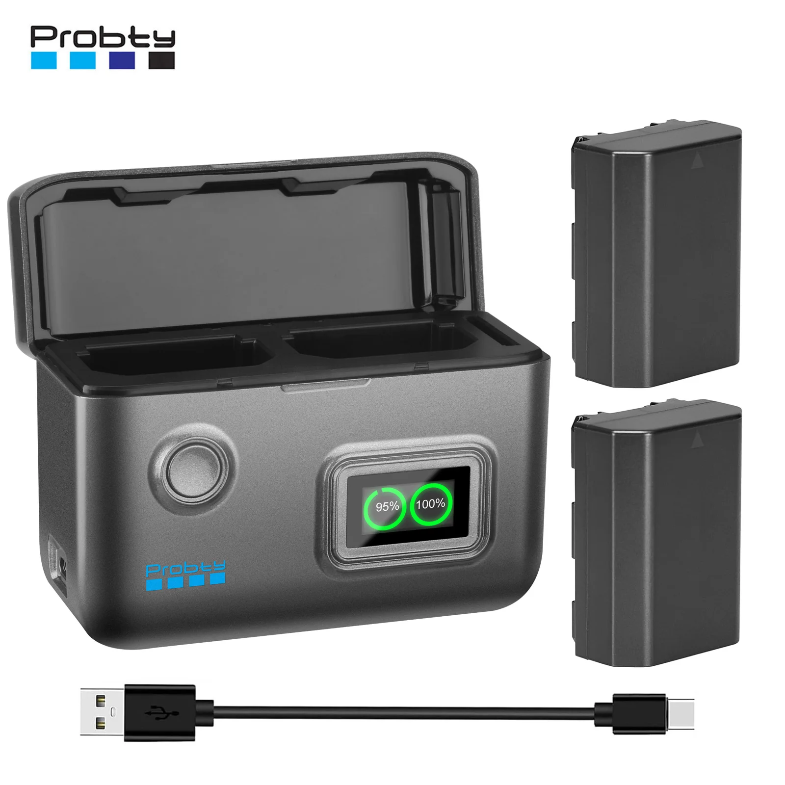 Сменный аккумулятор NP-FZ100 и быстрое зарядное устройство Smart Display для Sony A7 III A7 IV A7C ZV-E1 ZV-E10ii FX30 A6700 A6600 A9 A9S
Сменный аккумулятор NP-FZ100 и быстрое зарядное устройство Smart Display для Sony A7 III A7 IV A7C ZV-E1 ZV-E10ii FX30 A6700 A6600 A9 A9S