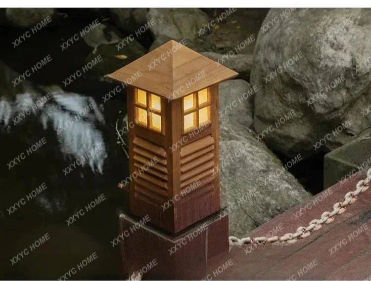 Y1 Chinese-style Zen outdoor homestay teak floor-to-ceiling atmosphere decoration courtyard corridor solid wood landscape ligh
Y1 Chinese-style Zen outdoor homestay teak floor-to-ceiling atmosphere decoration courtyard corridor solid wood landscape ligh