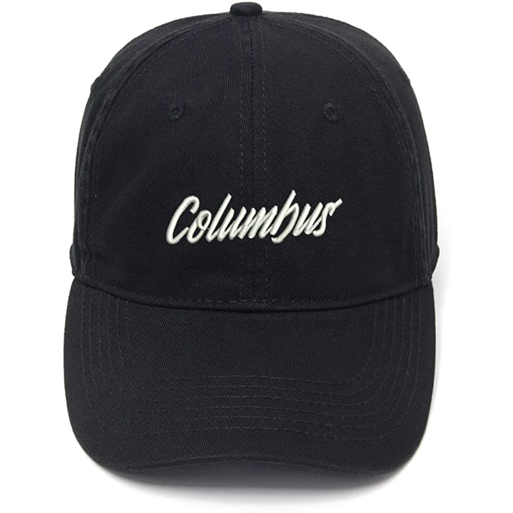 Lyprerazy Men's Baseball Cap Columbus City Embroidery Hat Cotton Embroidered Casual Baseball Caps
Lyprerazy Men's Baseball Cap Columbus City Embroidery Hat Cotton Embroidered Casual Baseball Caps