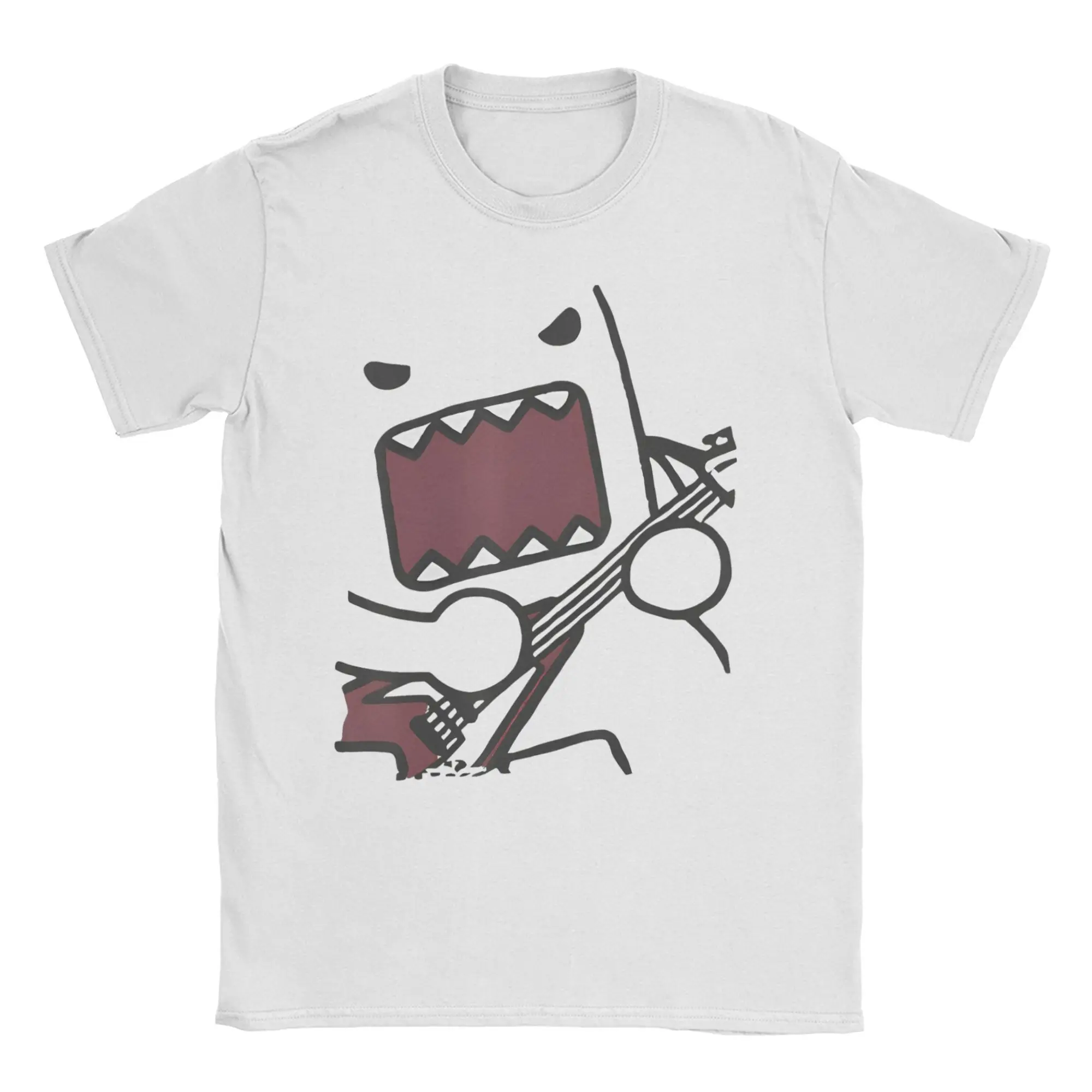 Футболка Domo Kun, хлопковые футболки с пляжной гитарой для мужчин, дизайнерская футболка в стиле Харадзюку, уличная одежда с короткими рукавами, футболки
Футболка Domo Kun, хлопковые футболки с пляжной гитарой для мужчин, дизайнерская футболка в стиле Харадзюку, уличная одежда с короткими рукавами, футболки