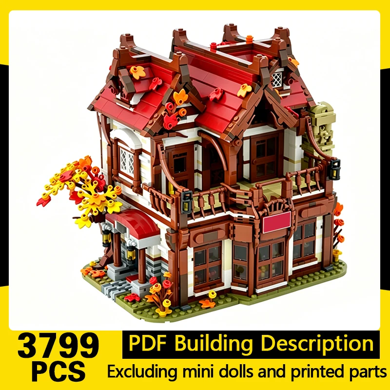 Medieval Castle Model MOC Building Bricks Two-Story Luxury Bakery Modular Technology Gifts Holiday Assemble Children Toys Suit
Medieval Castle Model MOC Building Bricks Two-Story Luxury Bakery Modular Technology Gifts Holiday Assemble Children Toys Suit