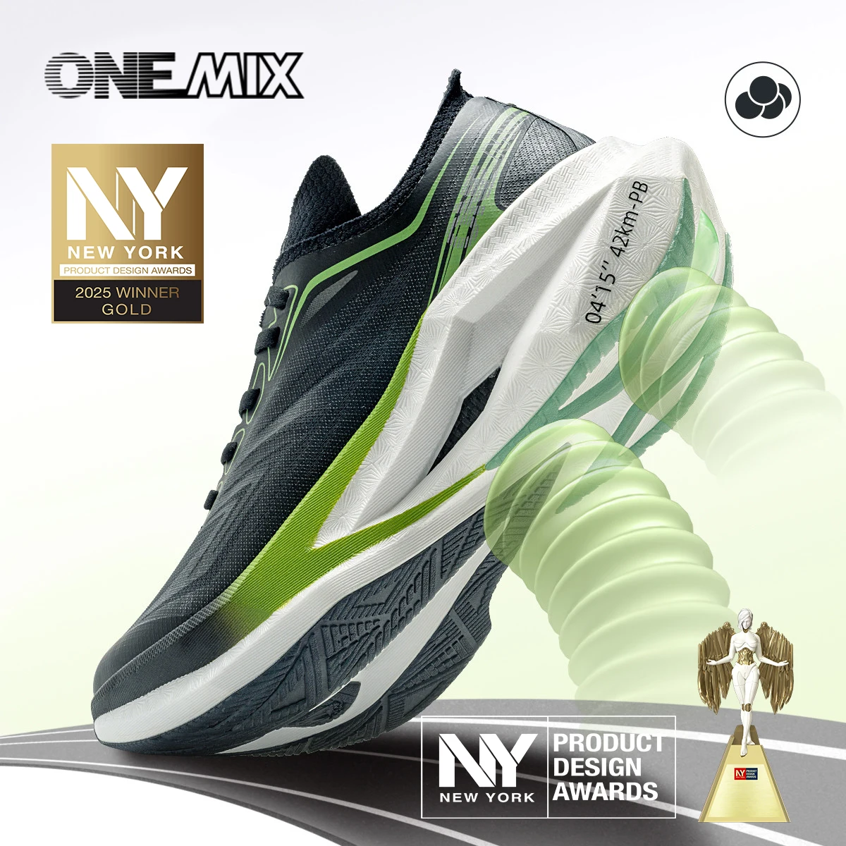 ONEMIX Full Palm Carbon Board Professional Marathon Running Shoes Shock Absorbing Men Sports Shoes Breathable Elastic Sneakers
ONEMIX Full Palm Carbon Board Professional Marathon Running Shoes Shock Absorbing Men Sports Shoes Breathable Elastic Sneakers