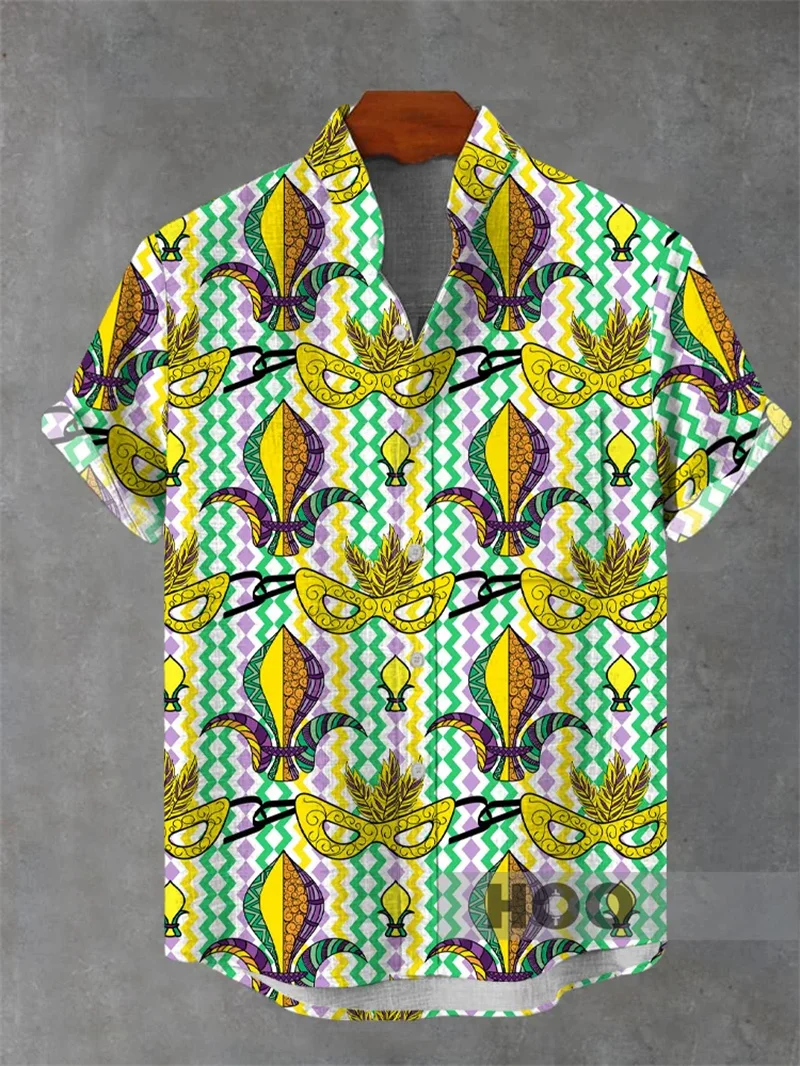 2025 animal themed 3D printed men's casual and fashionable short sleeved shirt, lapel button up top, oversized clothing
2025 animal themed 3D printed men's casual and fashionable short sleeved shirt, lapel button up top, oversized clothing