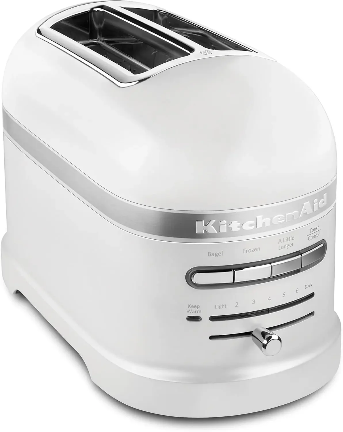 Автоматический тостер KitchenAid Pro Line Series, 2 ломтика, матовый жемчужно-белый
Автоматический тостер KitchenAid Pro Line Series, 2 ломтика, матовый жемчужно-белый