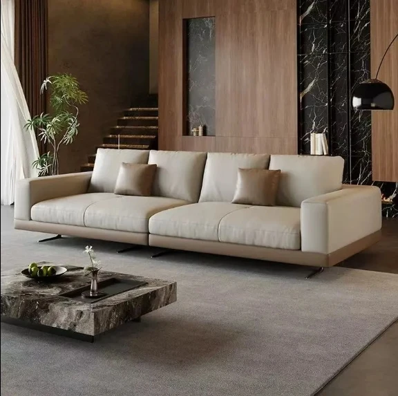 #Leather Sofa Living Room American Style Straight Row Small Apartment Floating Design Sofa
#Leather Sofa Living Room American Style Straight Row Small Apartment Floating Design Sofa