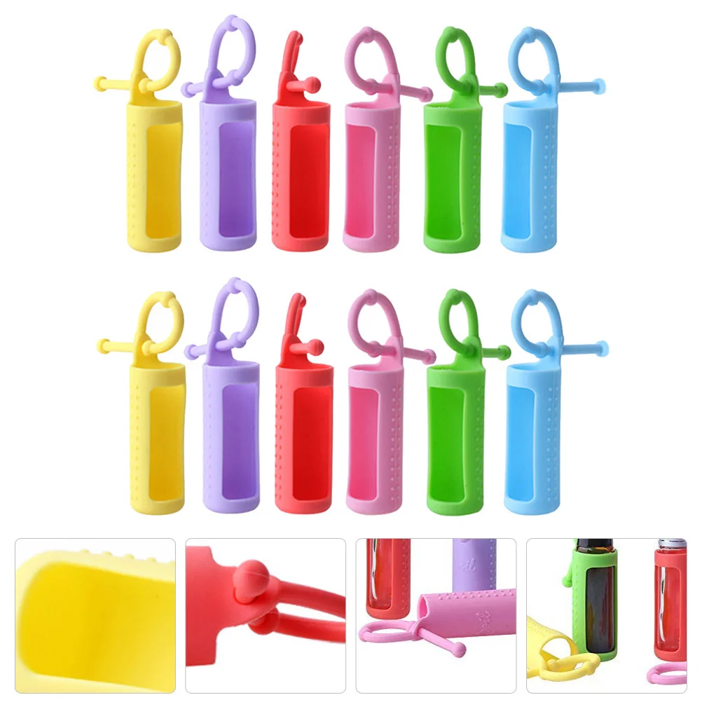 12 Pcs Essential Oil Non-slip Bottle Cover Shell Accessory Roller Sleeve Colorful Travel Bottles Scent Water
12 Pcs Essential Oil Non-slip Bottle Cover Shell Accessory Roller Sleeve Colorful Travel Bottles Scent Water