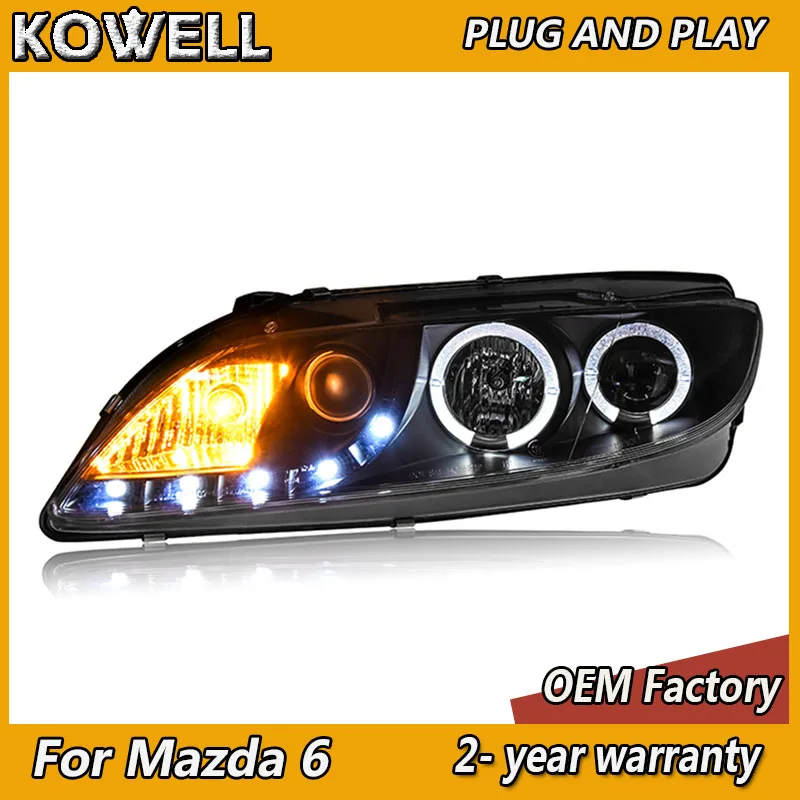 Car Styling for Mazda 6 Headlights 2003-2015 Mazda6 Head Light DRL Turn Signal Low High Beam Projector Lens
Car Styling for Mazda 6 Headlights 2003-2015 Mazda6 Head Light DRL Turn Signal Low High Beam Projector Lens