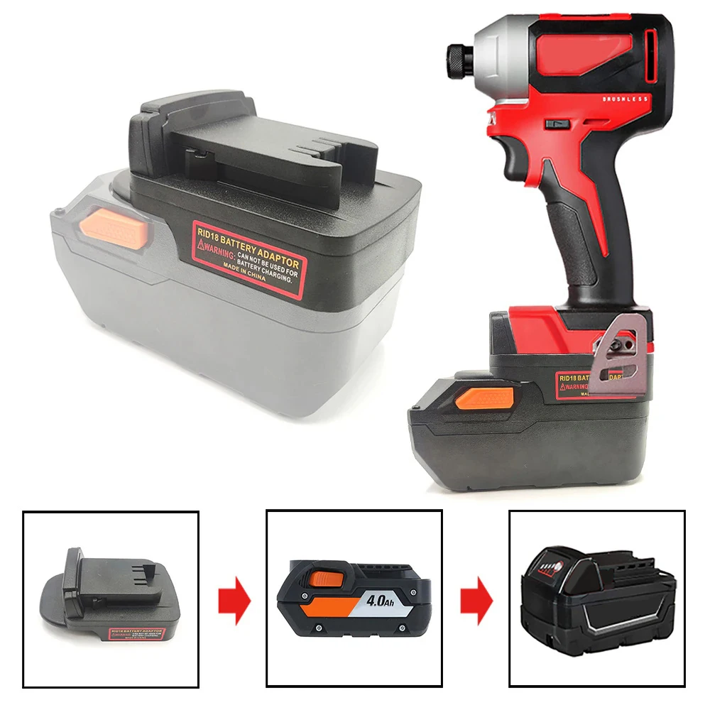 for Ridgid/AEG 18V Battery Convert To Milwaukee 18V Tool Battery Adapter Converter 48-11-1835 Power Tool Accessories
for Ridgid/AEG 18V Battery Convert To Milwaukee 18V Tool Battery Adapter Converter 48-11-1835 Power Tool Accessories