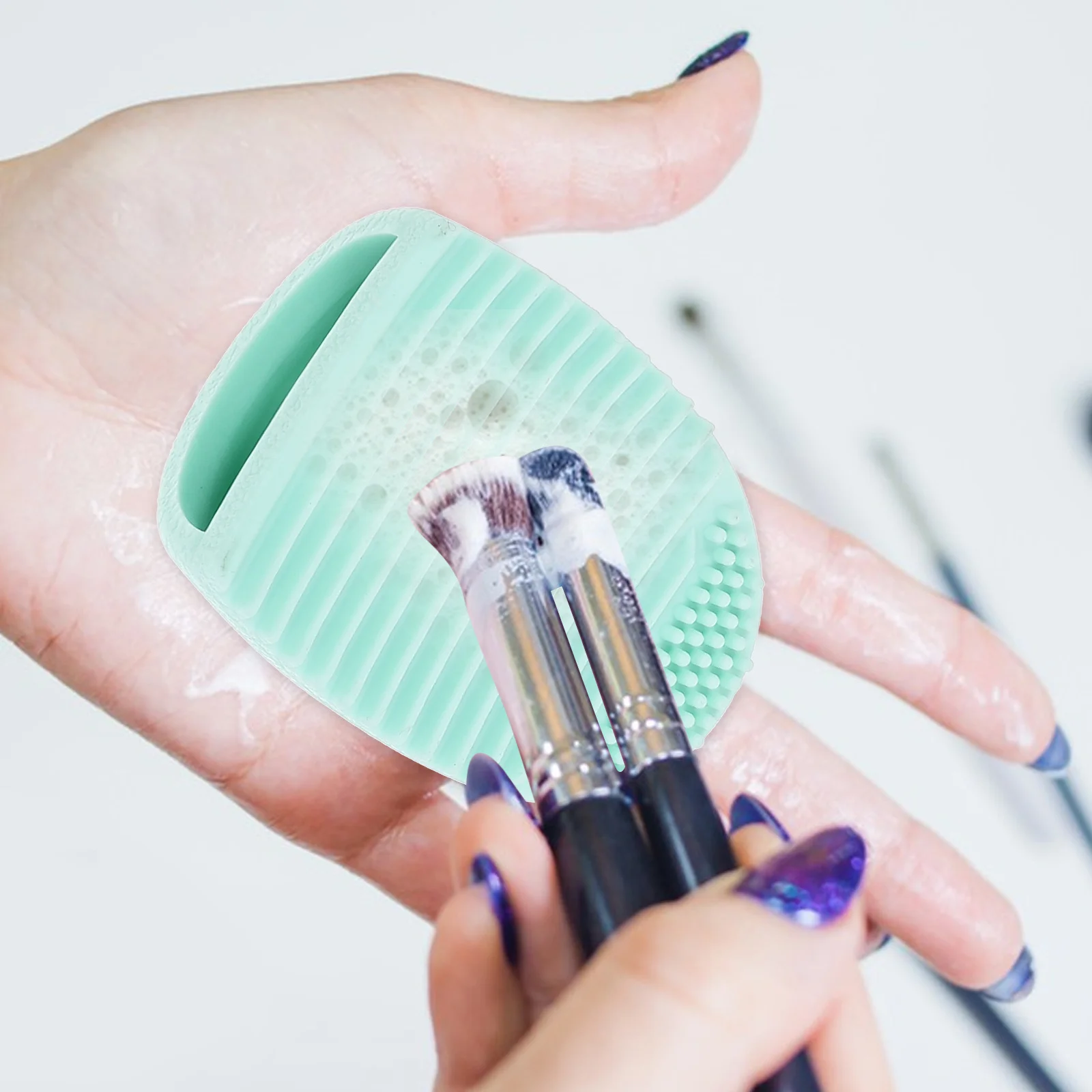 6Pcs Silicone Cleaning Egg Brush Makeup Scrubber Mat for Deep Clean Beauty Tool Travel Gym Camping Use Beauty Cleaner
6Pcs Silicone Cleaning Egg Brush Makeup Scrubber Mat for Deep Clean Beauty Tool Travel Gym Camping Use Beauty Cleaner