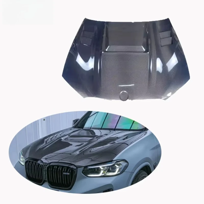 Carbon Fiber Bonnet Hood for 2018-2024 X3 X4 G01 G02 Hood Bonnet Shell OEM Engine Hood Cover
Carbon Fiber Bonnet Hood for 2018-2024 X3 X4 G01 G02 Hood Bonnet Shell OEM Engine Hood Cover