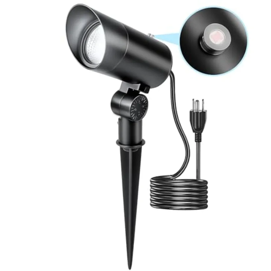 30W Spot Lights Outdoor Dusk to Dawn 120V Plug in Flag Pole Light 3000LM 5000K LED Waterproof Landscape Spotlight for Yard Gard
30W Spot Lights Outdoor Dusk to Dawn 120V Plug in Flag Pole Light 3000LM 5000K LED Waterproof Landscape Spotlight for Yard Gard