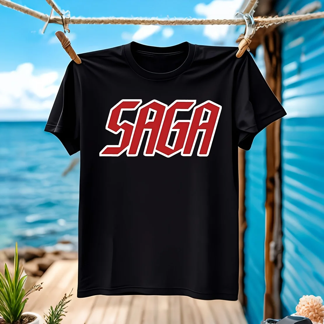 Мужская футболка Saga Band, с логотипом, 100% хлопок, повседневная, дышащая, удобная, для спортивных мероприятий, доступна в различных размерах, нейтрали
Мужская футболка Saga Band, с логотипом, 100% хлопок, повседневная, дышащая, удобная, для спортивных мероприятий, доступна в различных размерах, нейтрали