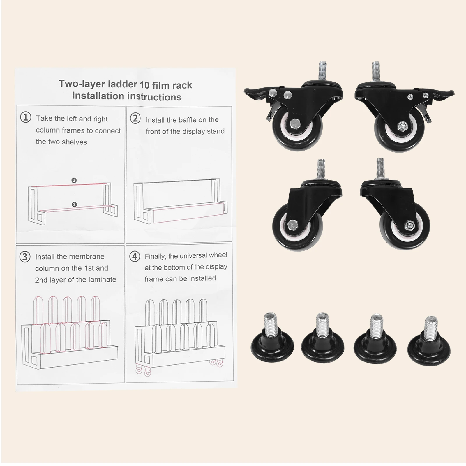 Black Storage Trolley on Wheels Heavy Duty Steel Construction Multi-Use Mobile Storage Cart for Home Garage and Office Use
Black Storage Trolley on Wheels Heavy Duty Steel Construction Multi-Use Mobile Storage Cart for Home Garage and Office Use