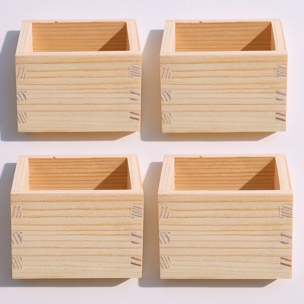 Japanese Food Box 4Pcs Sake Cup Set Wooden Case Ideal for Party Home Use Sushi Tea Cups Practical Design
Japanese Food Box 4Pcs Sake Cup Set Wooden Case Ideal for Party Home Use Sushi Tea Cups Practical Design