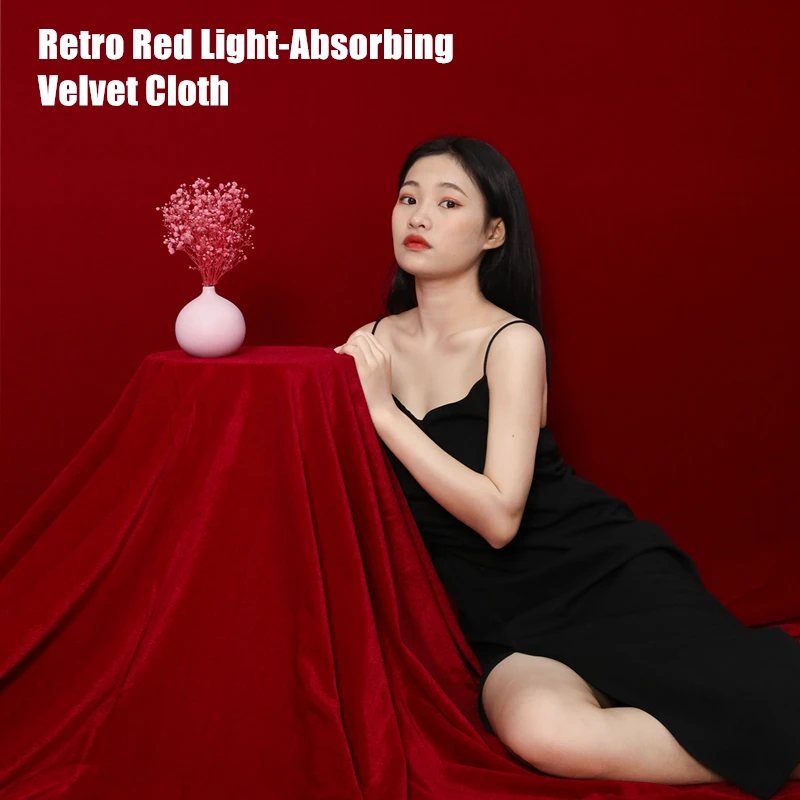Retro Red Light-Absorbing Cloth Personal Art Photo Wedding Photography Background Cloth Velvet Cloth New Year Christmas Cloth
Retro Red Light-Absorbing Cloth Personal Art Photo Wedding Photography Background Cloth Velvet Cloth New Year Christmas Cloth