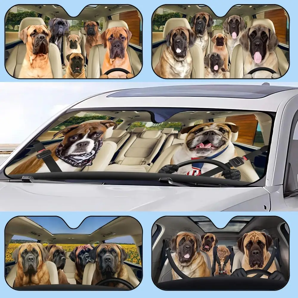 English Mastiff Dog Sun Visor Retractable Car Sun Visor Anti-Glare UV Protection Front Window Sunshade
English Mastiff Dog Sun Visor Retractable Car Sun Visor Anti-Glare UV Protection Front Window Sunshade