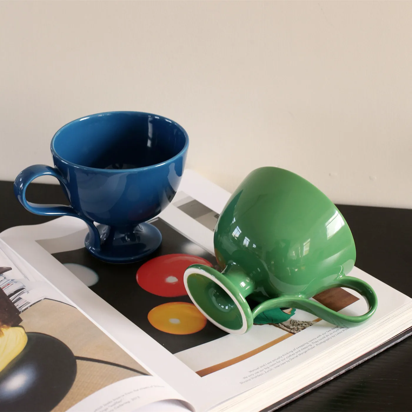 Nordic Style Blue Footed Coffee Cup & Saucer – Glossy Ceramic Breakfast Set for Home, Cafe, Wedding Gift & Tabletop Decoration
Nordic Style Blue Footed Coffee Cup & Saucer – Glossy Ceramic Breakfast Set for Home, Cafe, Wedding Gift & Tabletop Decoration