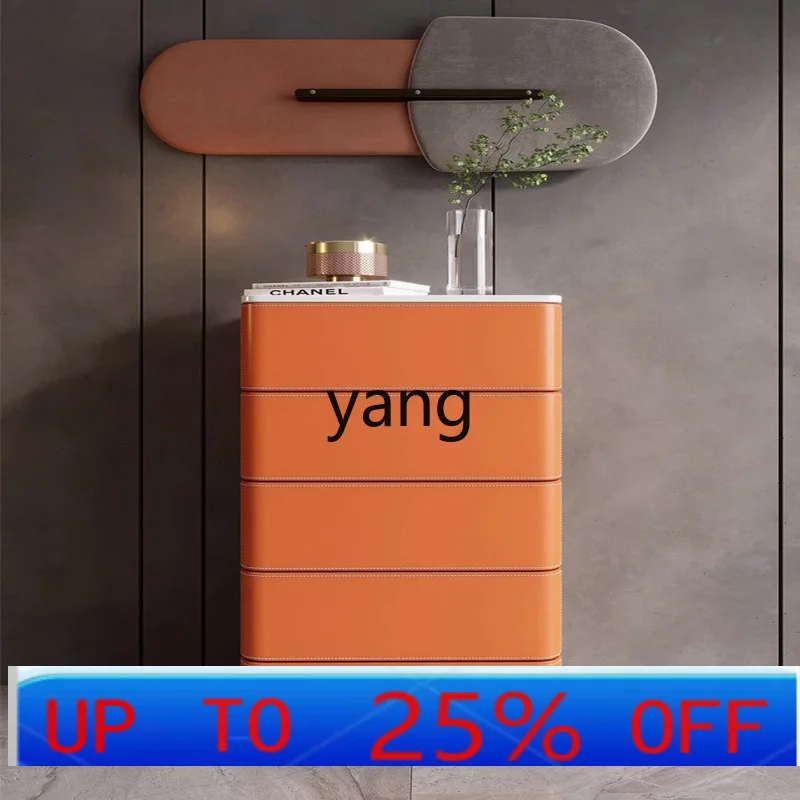 CX Italian minimalist saddle leather chest cabinet bedroom storage cabinet modern light luxury locker
CX Italian minimalist saddle leather chest cabinet bedroom storage cabinet modern light luxury locker