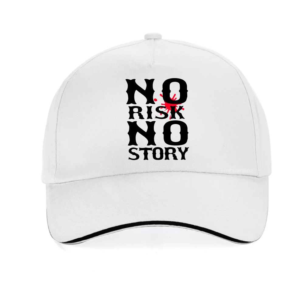 NO RISK NO STORY Graphic baseball cap men Women Streetwear Harajuku Casual Unisex sun hat fashion Breathable snapback hats
NO RISK NO STORY Graphic baseball cap men Women Streetwear Harajuku Casual Unisex sun hat fashion Breathable snapback hats